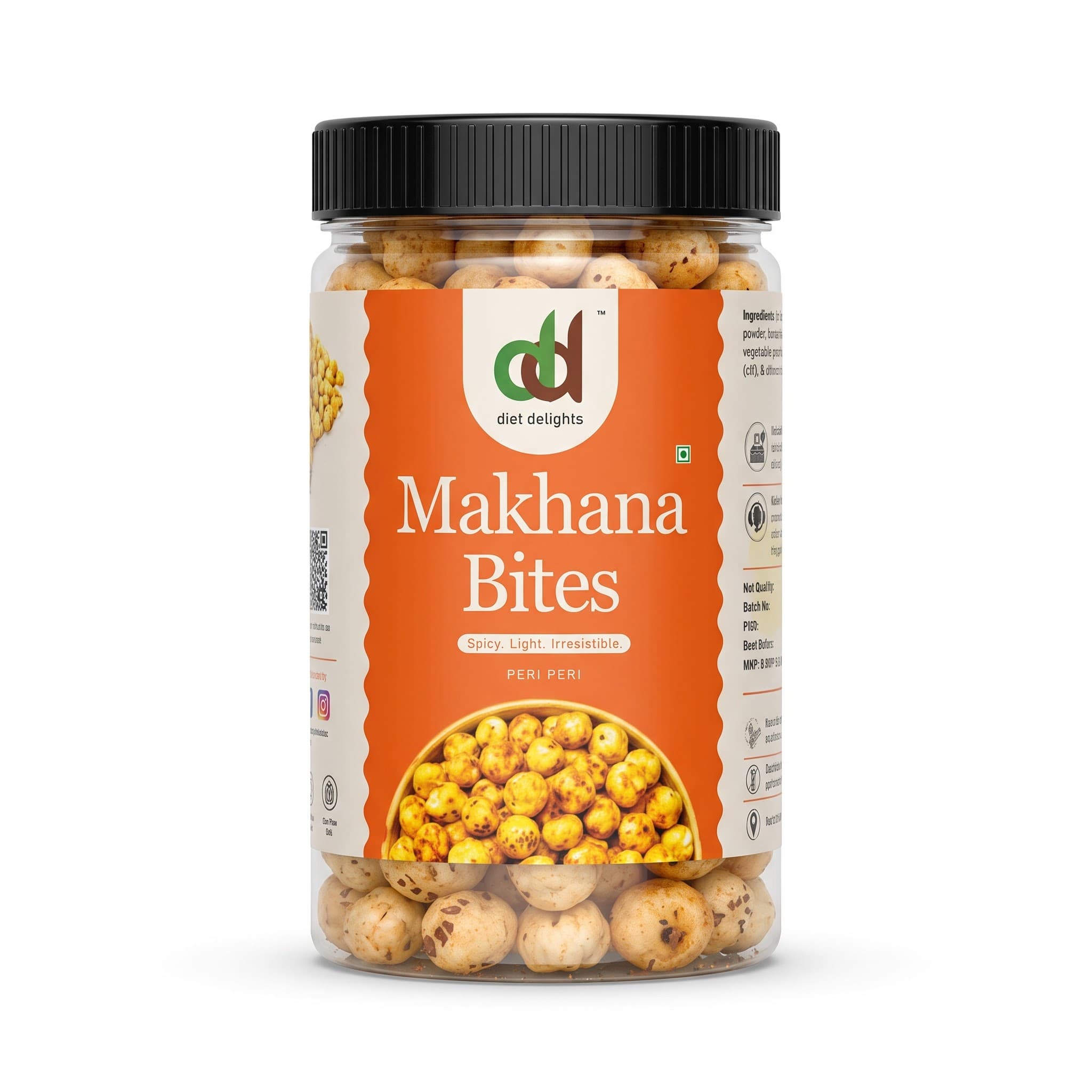 Makhana Bites Peri Peri jar