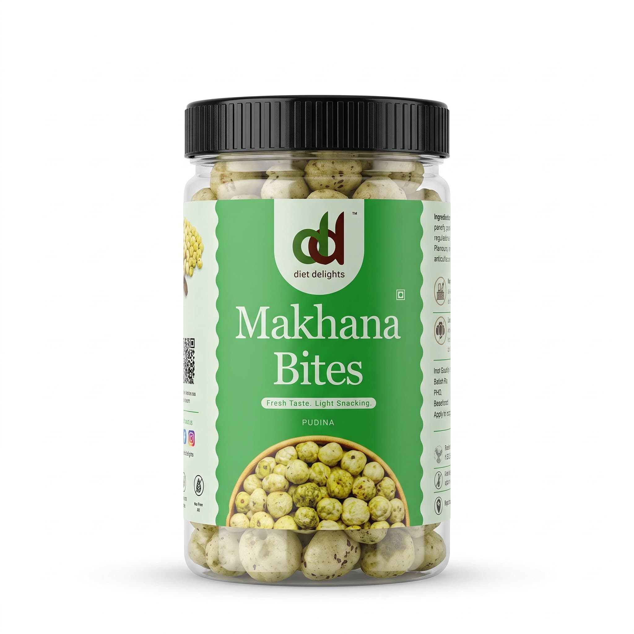 Makhana Bites Pudina jar — Diet Delights