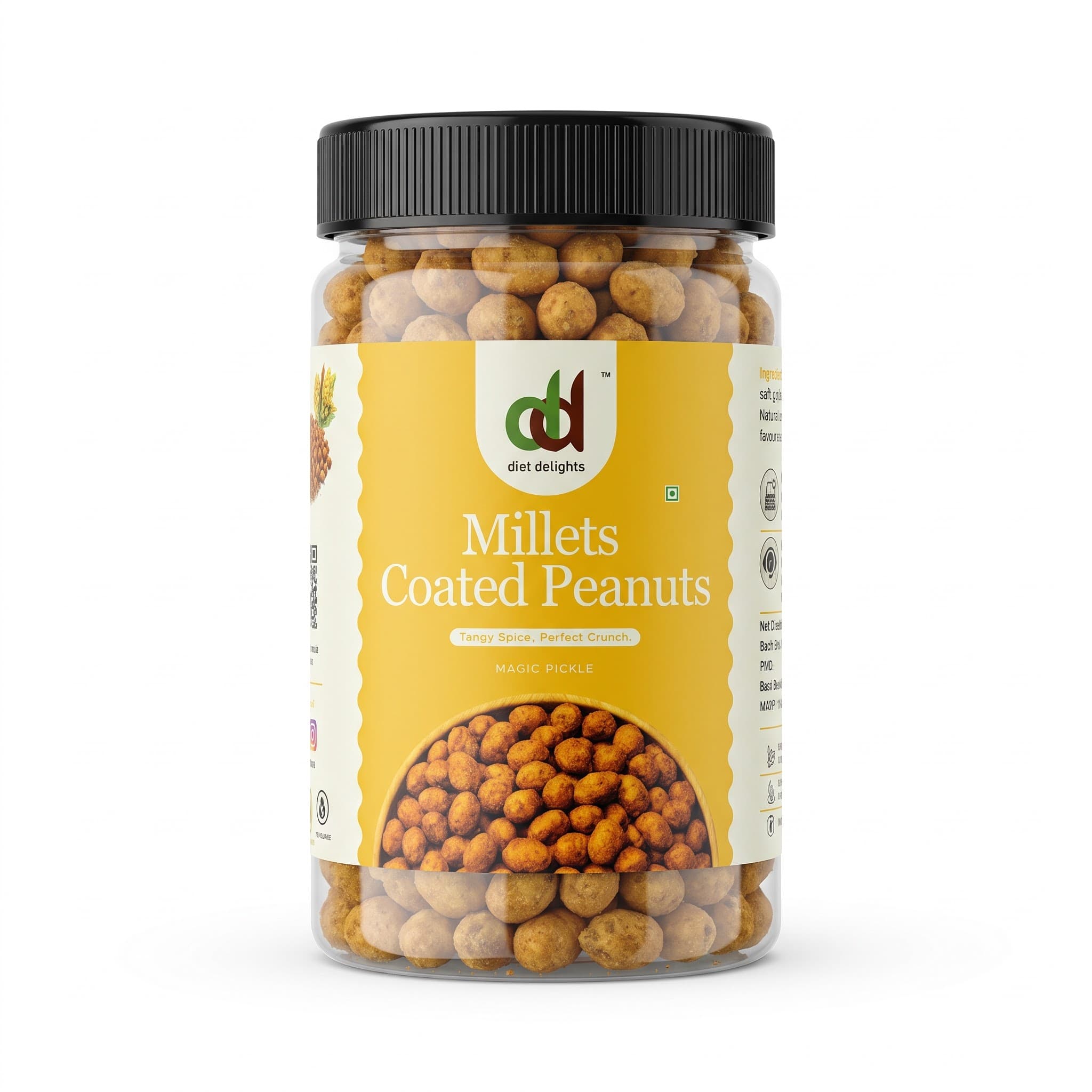 Millets Coated Peanuts Magic Pickle jar — Diet Delights