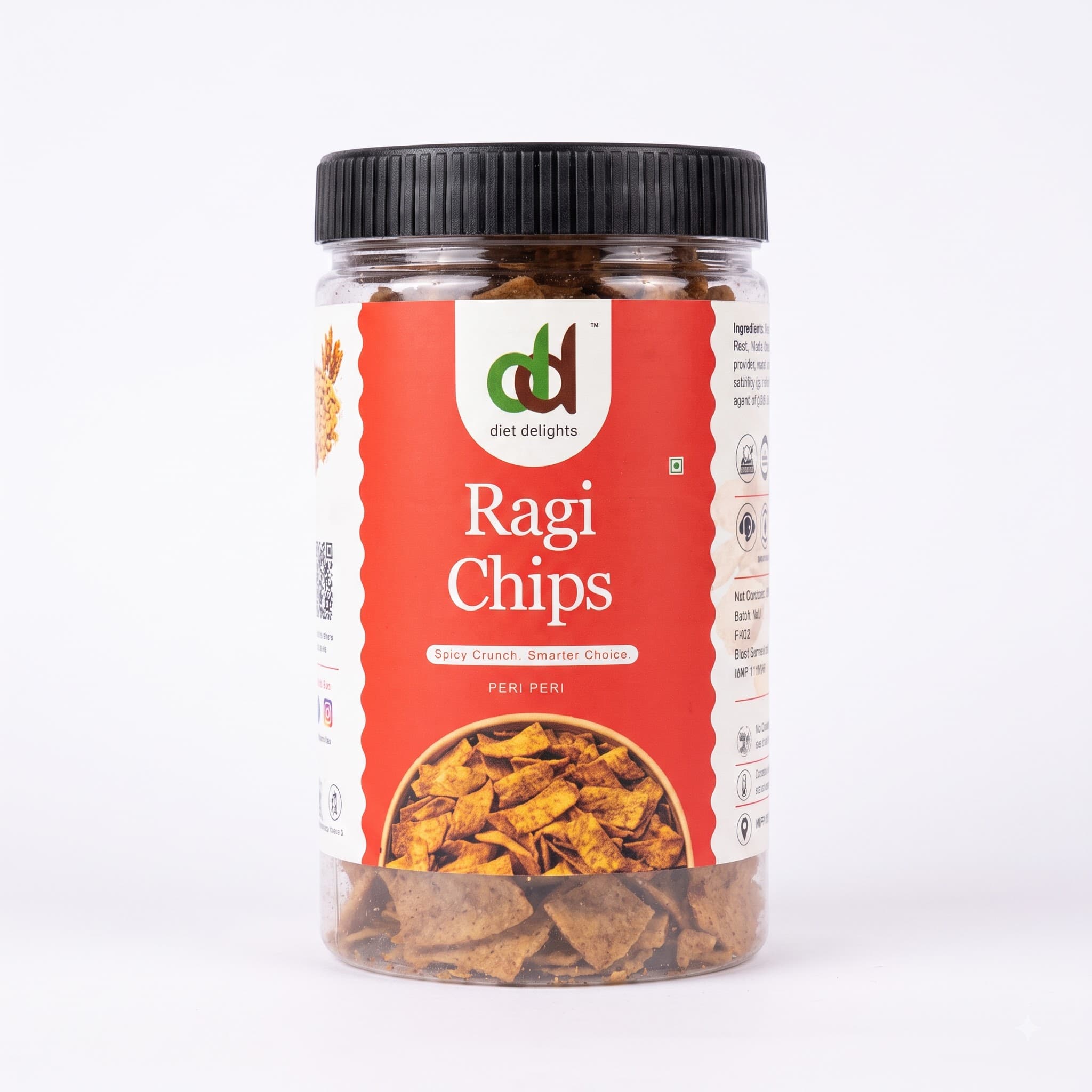 Ragi Chips Peri Peri jar — Diet Delights