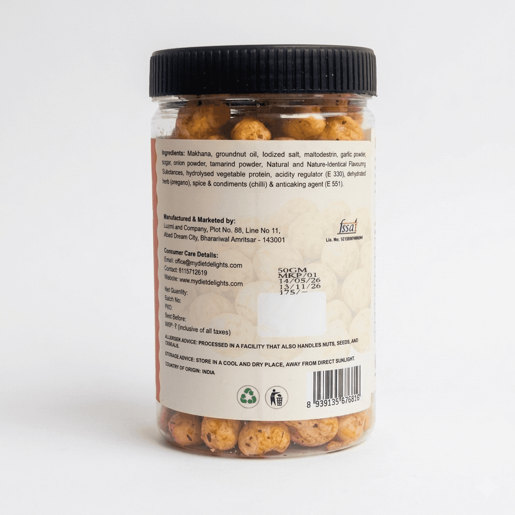 Makhana Bites Ingredients