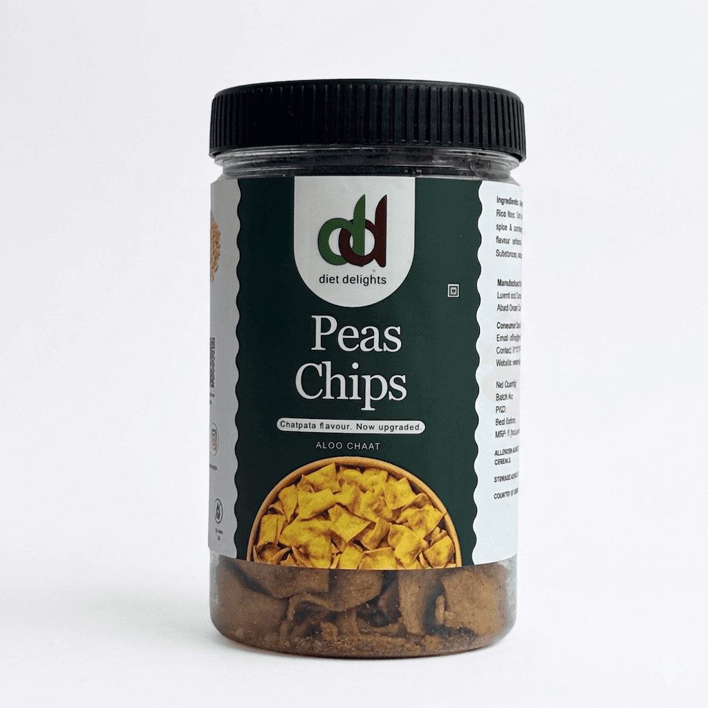 Peas Chips Aloo Chaat — Jar — Diet Delights