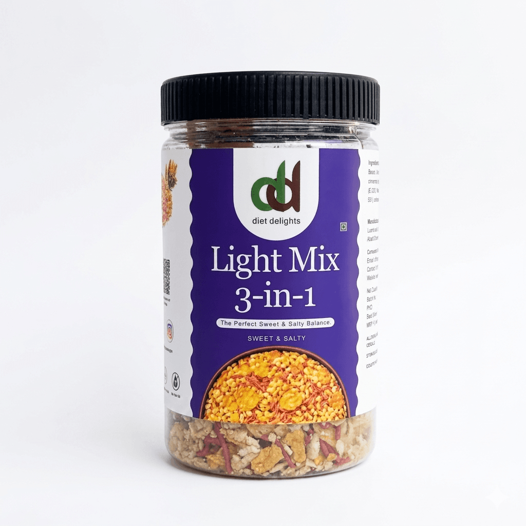 Light Mix 3-in-1 Sweet & Salty — Jar — Diet Delights