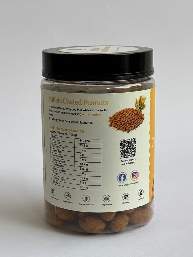 Millets Coated Peanuts Nutrition