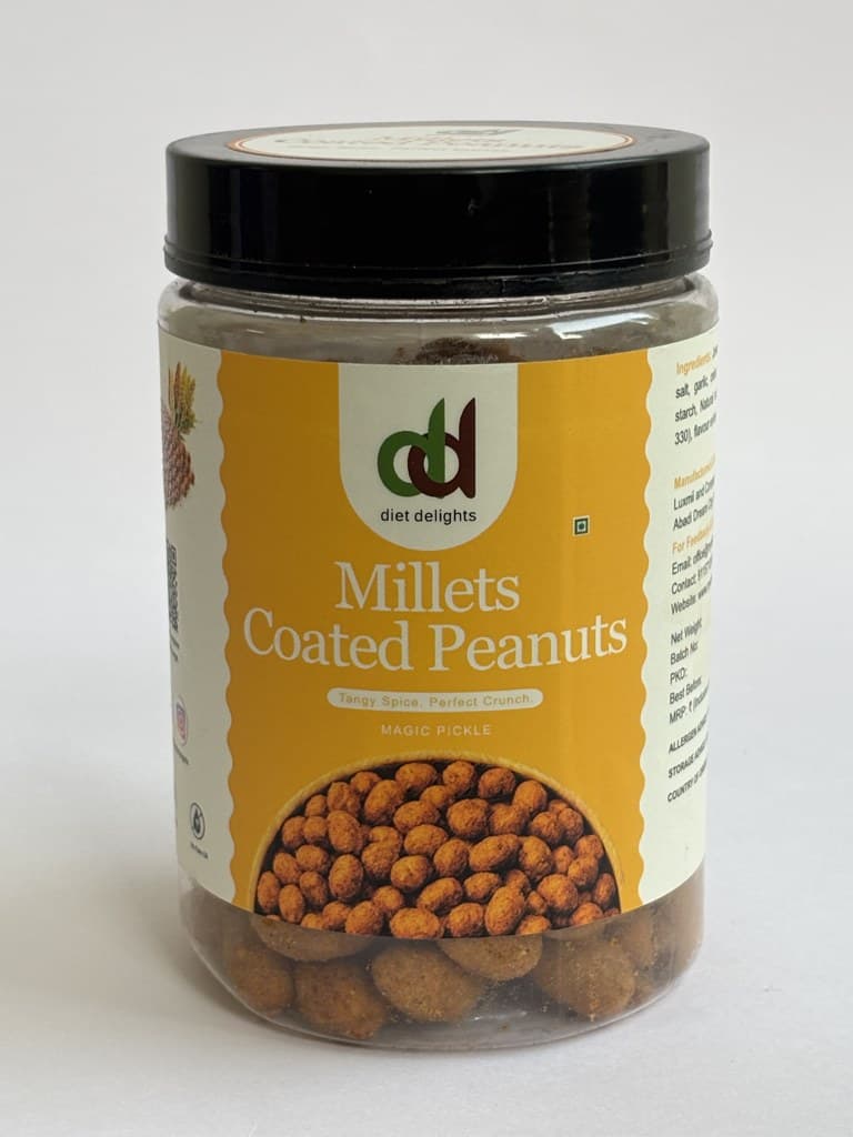 Millets Coated Peanuts Magic Pickle — Jar — Diet Delights