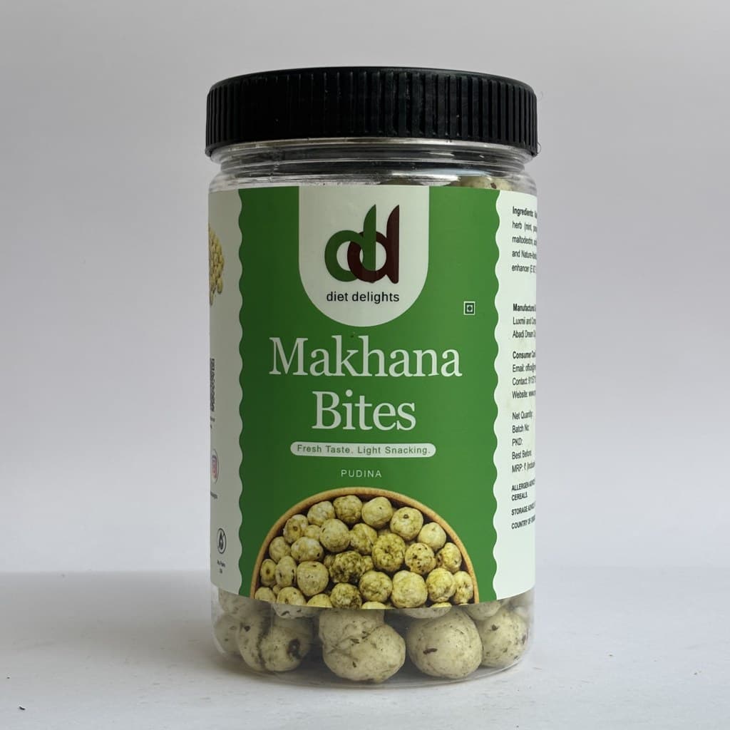 Makhana Bites Pudina — Jar — Diet Delights